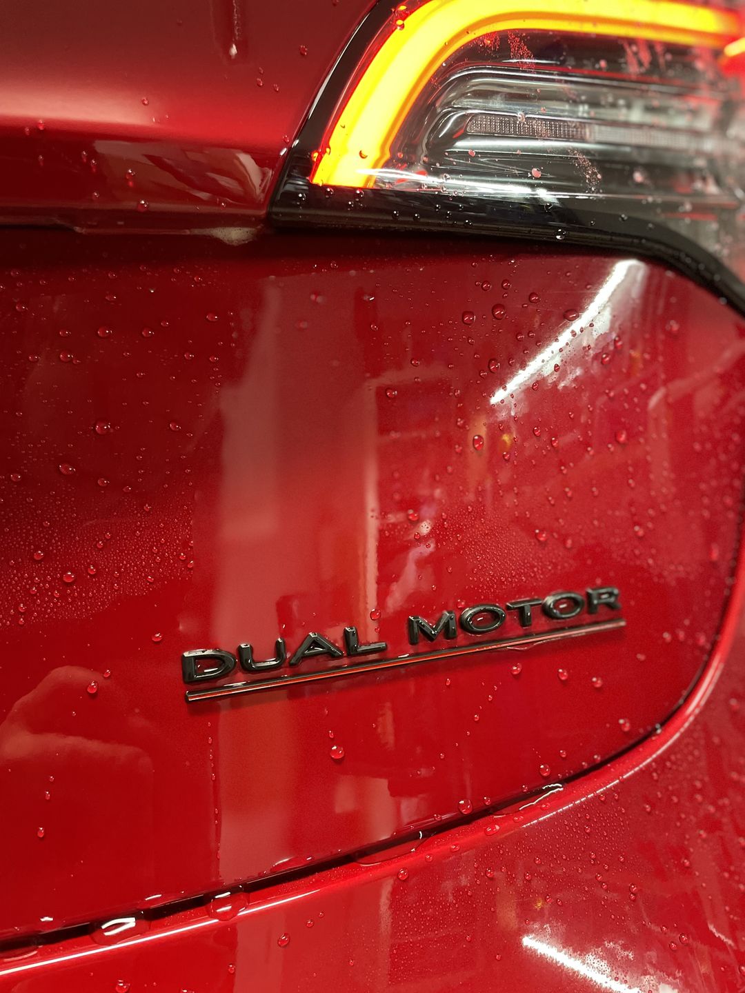Dual motors letters for Tesla cars