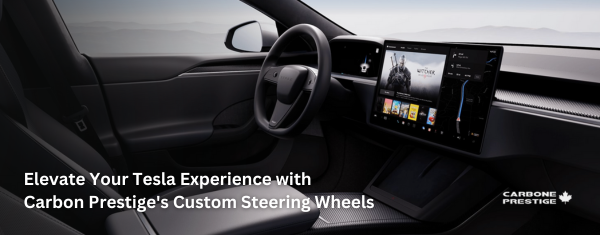 Elevate Your Tesla Experience with Carbon Prestige's Custom Steering Wheels