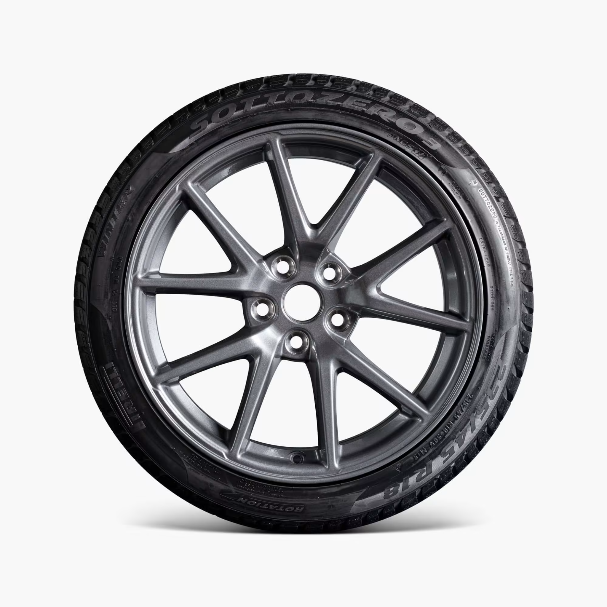 Winter Tires Package – 18″ Aero with Pirelli | Tesla Model 3