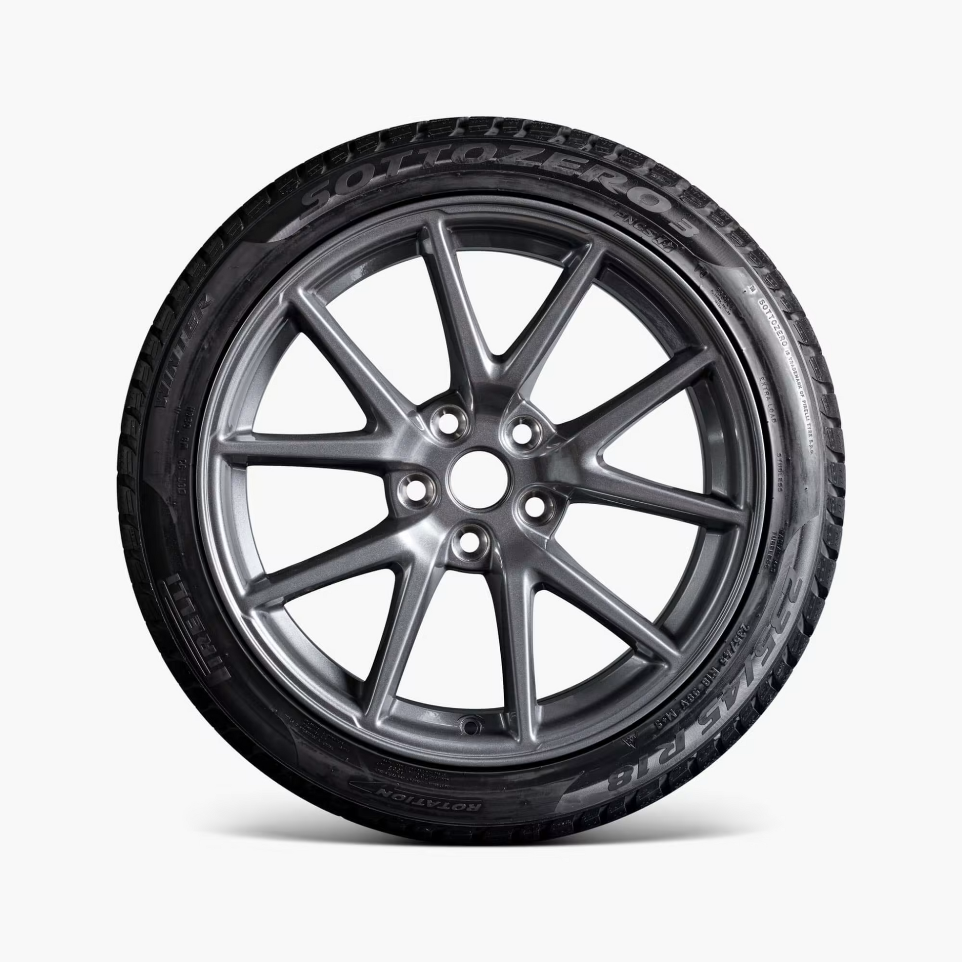 Winter Tires Package – 18″ Aero with Pirelli | Tesla Model 3 - Carbone Prestige Shop