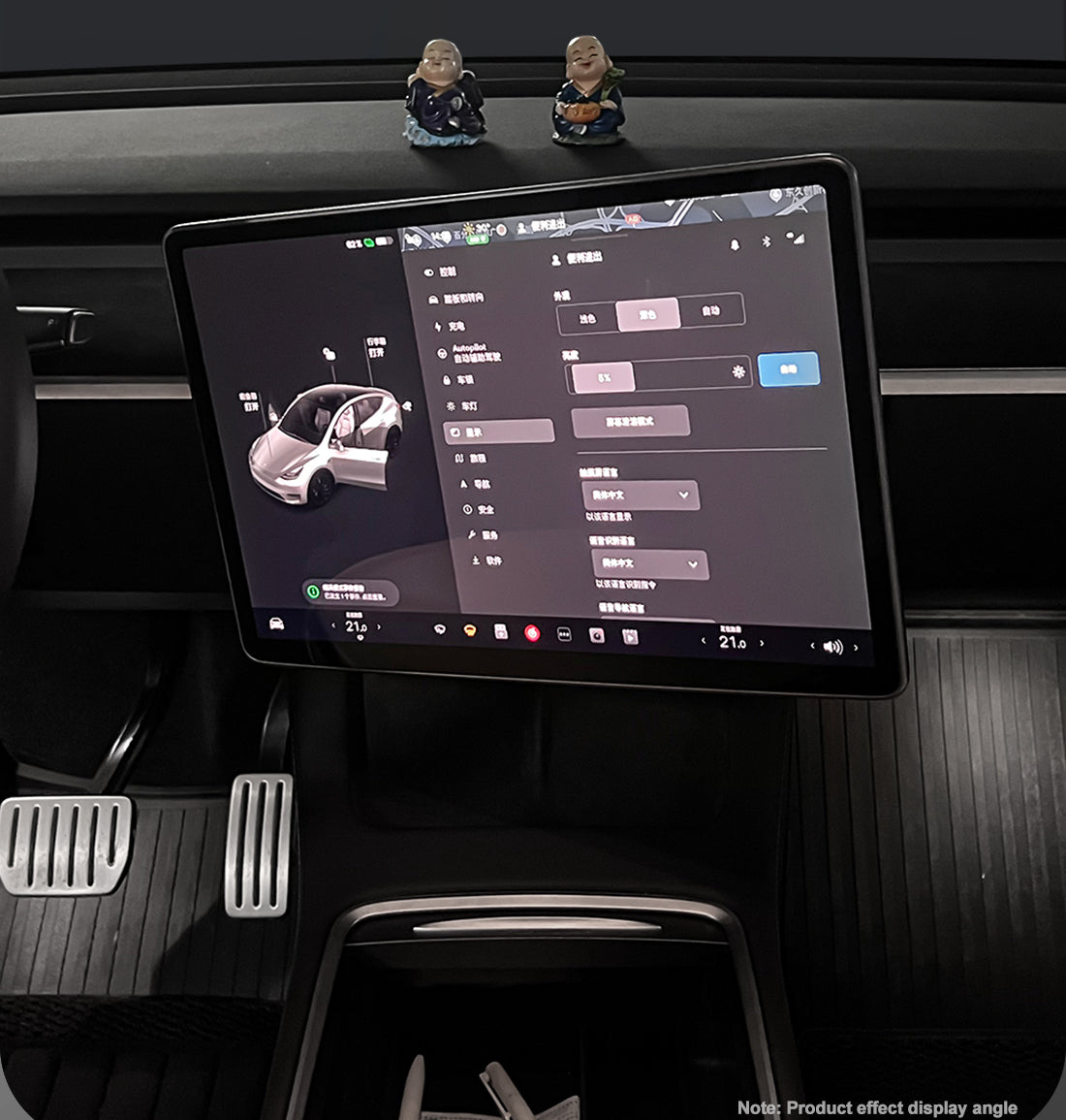 Screen Swivel Tilt Mount 4 Direction Turn | Tesla Model Y & 3 - Carbone Prestige Shop