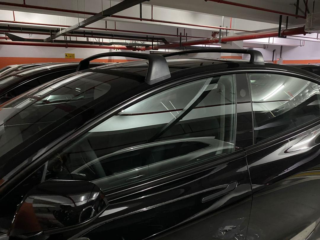 Aliminium Roof Rack Cross Bars | Tesla Model 3 - Carbone Prestige Shop