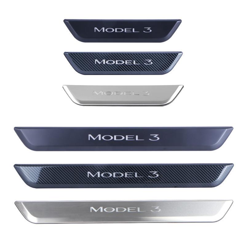 Magnetic Induction Welcome Pedal Light | Tesla Model 3 - Carbone Prestige Shop