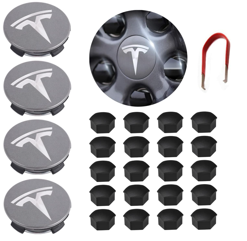 hubcap covers for tesla cars