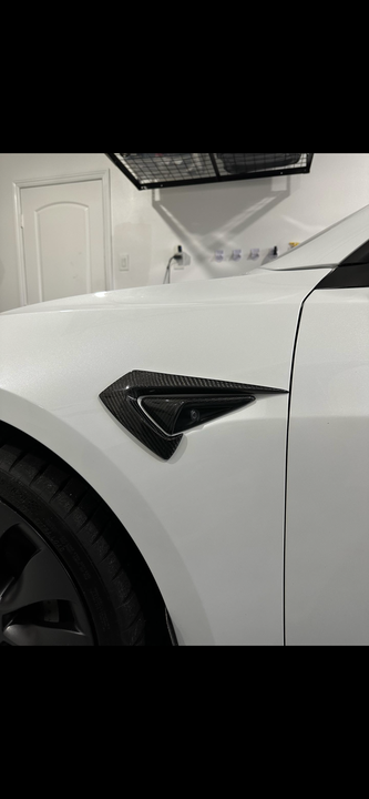 CMST Carbon Fiber Fender Trim | Tesla Model 3 - Carbone Prestige Shop