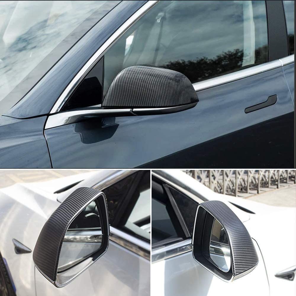 Tesla model 3 carbon deals fiber mirror caps