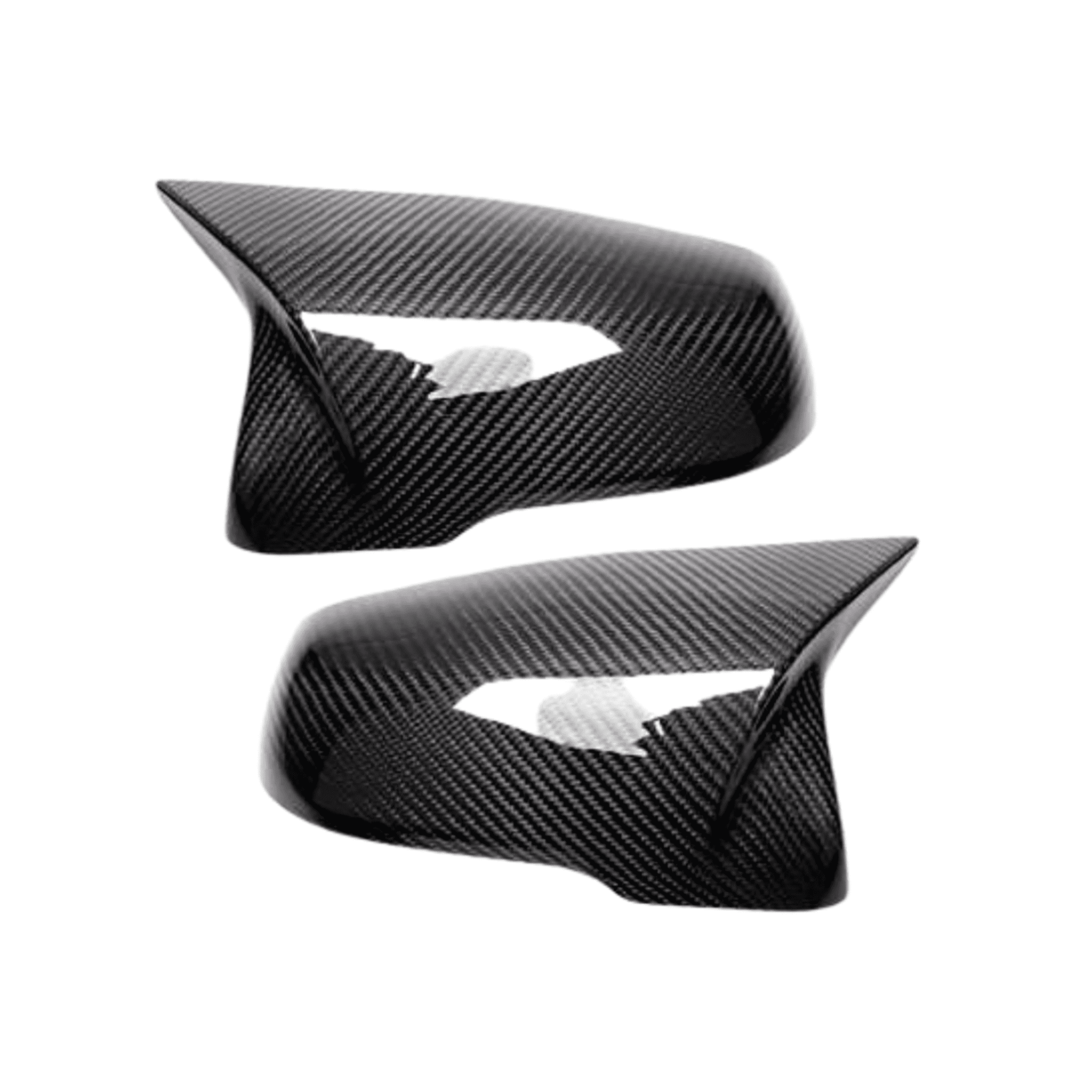 Carbon Fiber Mirror Caps Sporty Style | Model Y - Carbone Prestige Shop