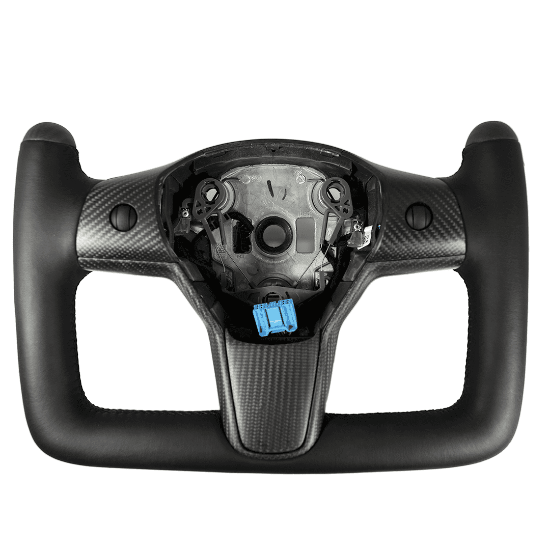 Custom Yoke steering wheel | Model 3 & Y - Carbone Prestige Shop